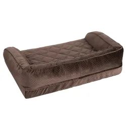 TIAKI Wellness Kuschelsofa - L 100 x B 65 x H 30 cm, braun