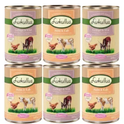 Lukullus Naturkost Junior 6 x 400 g - Mix 1 (2 Sorten)