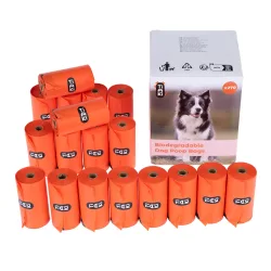 TIAKI Biologisch abbaubare Hundekotbeutel - 18 Rollen à 15 Beutel