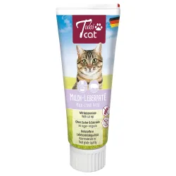 Tubicat Milch-Leberpaté mit Katzenminze - Sparpaket: 3 x 75 g