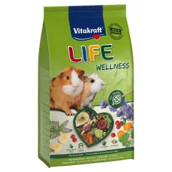 Vitakraft Life Wellness Meerschweinchen - Sparpaket: 5 x 600 g