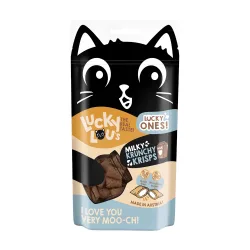 Lucky Lou Krunchy Krisps - Sparpaket: Milch (12 x 60 g)