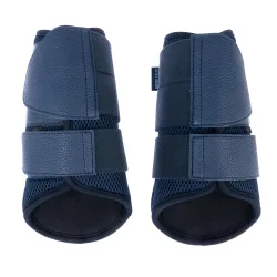 Nomad Tales Set Gamaschen & Hufglocken aus Kunstleder - Sparset: 2 Gamaschen & 2 Hufglocken, Grösse L