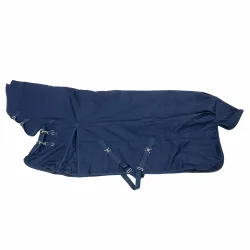 Nomad Tales Wasserdichte High-Neck Winterdecke, marineblau - Rückenlänge 155 cm