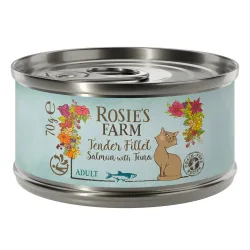 Rosie's Farm Tender Filet 24 x 70 g - Lachs mit Thunfisch