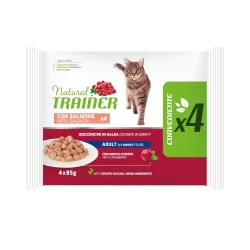 Natural Trainer Adult  - Sparpaket: 60 x 85 g Lachs
