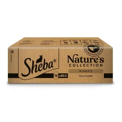 Sparpaket Sheba Nature's Collection 144 x 85 g - Feine Vielfalt in Sauce