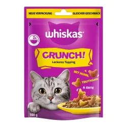 Whiskas Crunch mit Huhn, Truthahn & Ente - 6 x 100 g