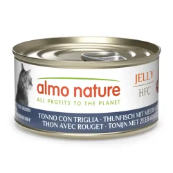 Sparpaket Almo Nature HFC Jelly 24 x 70 g - Thunfisch mit Meerbarbe