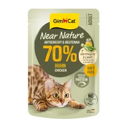 GimCat Near Nature 16 x 85 g - Huhn & Kaninchen