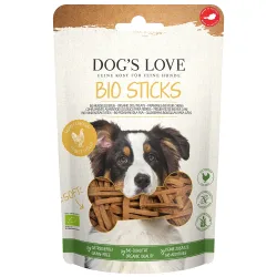 Dog´s Love Bio Sticks mit Bio-Huhn - Sparpaket: 12 x 150 g