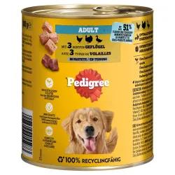 Pedigree Classic 12 x 800 g - Geflügel in Pastete