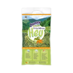 Bunny FrischGras Heu Set Karotte, Vital, Blüten - Sparpaket: 9 x 500 g