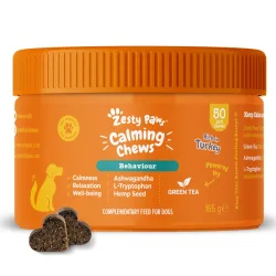 Zesty Paws Calming Chews Truthahn - Sparpaket: 2 x 50 Kautabletten