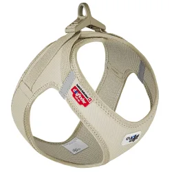 Curli Vest Geschirr Clasp Cord, hellbraun - Grösse M: Brustumfang 43,4 - 49 cm