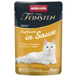 Sparpaket animonda Vom Feinsten Adult Raffinesse in Sauce 48 x 85 g - mit Huhn & Kaninchen