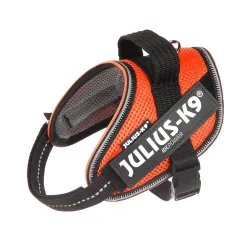 JULIUS-K9 IDC® POWAIR Geschirr - orange - Grösse S/Mini: Brustumfang 49 - 67 cm