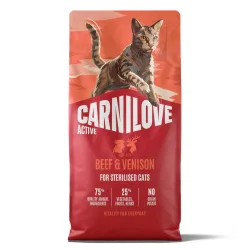 Carnilove Active Adult Sterilised mit Rind und Wildfleisch - Sparpaket: 2 x 6 kg