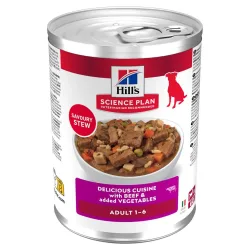 Hill's Science Plan Adult Stew - Sparpaket: mit Rind (48 x 363 g)
