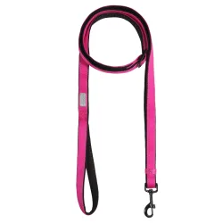 Rukka Solid Leine, fuchsia - Grösse M: 120 - 200 cm lang, 25 mm breit