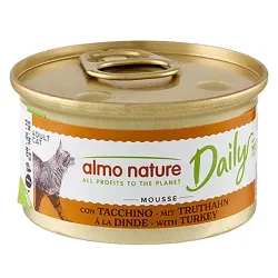 Sparpaket Almo Nature Daily Menu 24 x 85 g - Mousse mit Truthahn