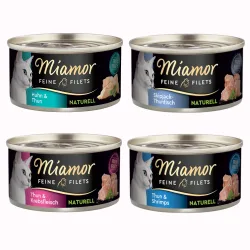 Miamor Feine Filets naturell Mixpaket 12x80g Mixpaket 1