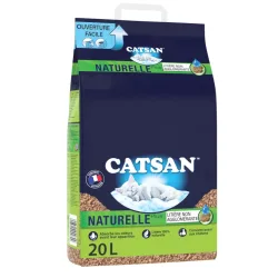 Catsan Naturelle Plus Katzenstreu - Sparpaket: 2 x 20 l