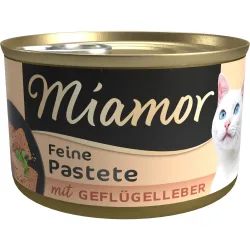 Sparpaket Miamor Pastete 12 x 85 g - Geflügelleber