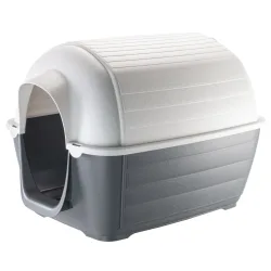 Ferplast Hundehütte Kenny - Grösse 07: B 80 x T 111,6 x H 80 cm