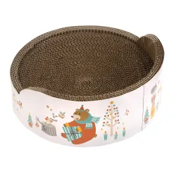 Kratzmöbel Relax Winter Edition - Ø 39 x H 14,5 cm