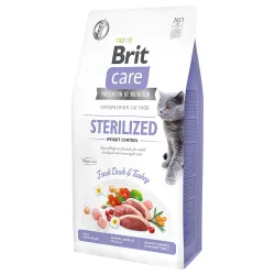 Brit Care Trockenfutter Katze Sterilized Adult Ente & Truthahn 7 kg
