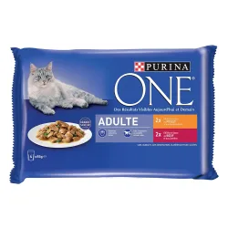 Sparpaket PURINA ONE 8 x 85 g - Sterilcat Lachs und Truthahn