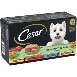Cesar Classic Selection Mixkarton - Garten-Terrine (8 x 150 g)