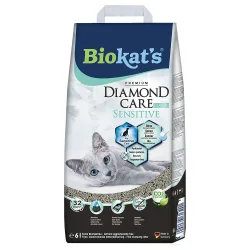 Biokat's Diamond Care Sensitive Classic Katzenstreu - Sparpaket: 2 x 6 l