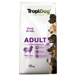 Tropidog Premium Adult Medium & Large Lamm & Reis - 12 kg