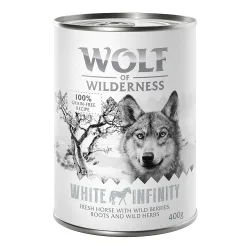 Sparpaket Wolf of Wilderness Adult 24 x 400 g - Strong Lands - Schwein
