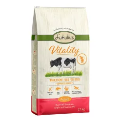 Lukullus Vitality Unterstützung der Beweglichkeit: Rind (getreidefrei) - Sparpaket: 2 x 12 kg