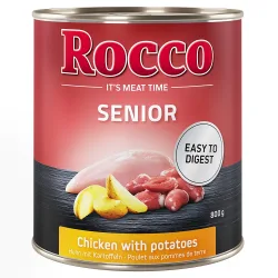Sparpaket Rocco Senior 24 x 800 g - Huhn mit Kartoffeln