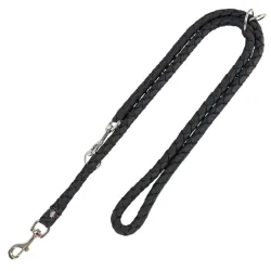 Trixie Cavo Verlängerungsleine, schwarz - Grösse S - M: 200 cm lang, Ø 12 mm