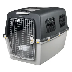 Trixie Transportbox Gulliver + Vetbed® Isobed SL Hundedecke Paw - Box Grösse 7: B 73 x T 104 x H 75 cm + Decke L 150 x B 100 cm