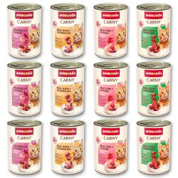 animonda Carny Nassfutter Katze Adult, Mixpaket Fleischauswahl 12x400 g Mixpaket 2