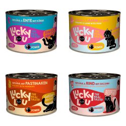 Lucky Lou Nassfutter Katze Adult Tasty Mixpaket 6x200 g Tasty-Mix