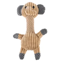 TIAKI Hundespielzeug Plüsch Ecophant - L 31 x B 17 x H 13 cm