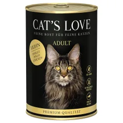 Cat's Love 6 x 400 g - Rind pur