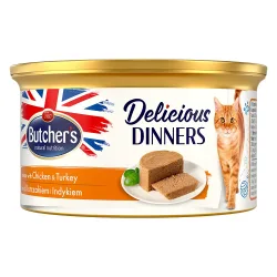 Butcher's Delicious Dinners Katze 24 x 85 g - Thunfisch & Meeresfisch
