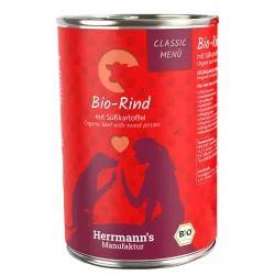 Herrmann's Classic Menü / Bio-Menü 6 x 400 g - Schaf mit Bio-Haferflocken