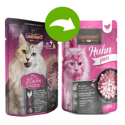 Sparpaket Leonardo Finest Selection Katzenfutter Pouch 32 x 85 g - Geflügel & Ei