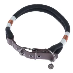 Nomad Tales Spirit Halsband, ebony - Grösse XL: 52 - 58 cm Halsumfang, B 40 mm