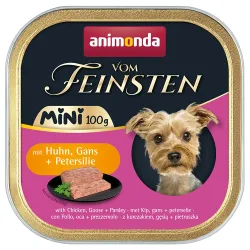animonda vom Feinsten Adult Mini 32 x 100 g - mit Rind, Ente + Oregano