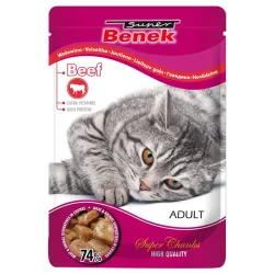 Super Benek Super Chunks 24 x 100 g - Rind in Sauce
